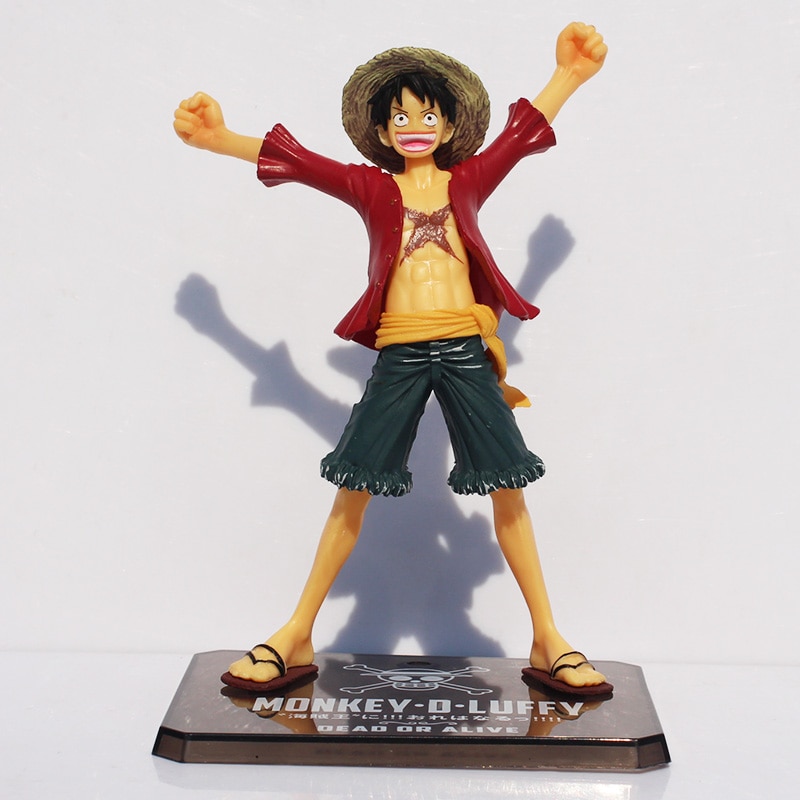15cm Anime ǽ Luffy ǱԾ ż  D Luffy PVC ׼ ǱԾ 峭 Collectable Model Doll